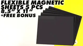 Magnetic Flexible Sheets | Sheets with Adhesive Backing for Photo and Picture