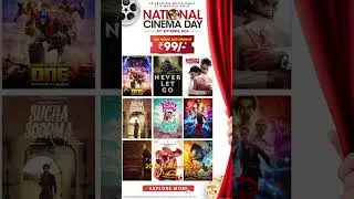 20 September 2024, declared as National Cinema day by The Multiplex Association of India 🇮🇳