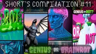 Brain Rot or Genius? | Shorts Compilation #11 &ndash; Viral Trends in 4K #aiart #compilation #rotornot