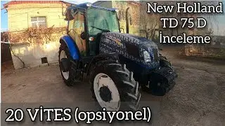 NEW HOLLAND TD 75 D İNCELEME // 20 İLERİ 12 GERİ VİTES Lİ (OPSİYONEL)  // EN KALIPLI 75 HP TRAKTÖR