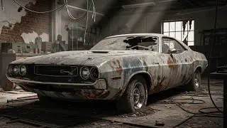 Abandoned 1971 Dodge Challenger R/T Restoration 😱।#asmr #old