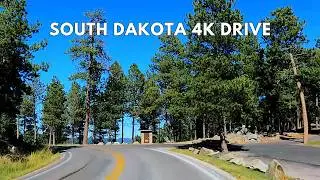 Epic 4K Scenic Drive: 87 North through the Black Hills of South Dakota