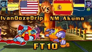 X-men: Children of the Atom - IvanOozeDrip (USA) VS (ESP) NM_Akuma [xmcota] [Fightcade] [FT10]
