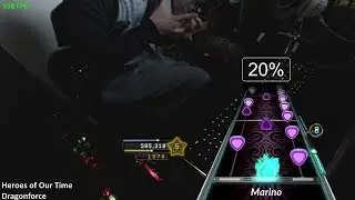 [1st Ever] DRAGONFORCE - HEROES OF OUR TIME 100% FC!!!!!!! (Clone Hero Live)
