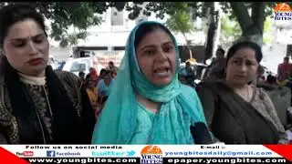 Protest by  Female Multipurpose Health Workers Welfare Association