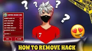 how to remove all hacks 🤫in free fire || problem solved injector remove file 📁 