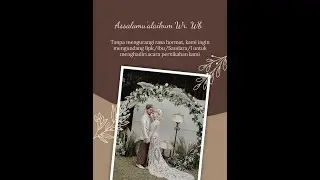 (KODE TM-05) UNDANGAN DIGITAL PERNIKAHAN VIDEO PREMIUM DENGAN DESIGN ELEGAN & MODERN