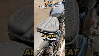 B.S AUTO ACCESSORIES AIR GEL SEAT CUSHION FOR MOTORCYCLE #cushion #bsautoaccessories #motorcycle