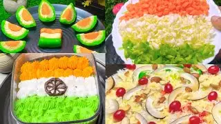 Republic Day Recipes | Tub Cake, Tricolour Zarda Meetha, Milk Powder Ladoo, Schezwan Fried Rice |