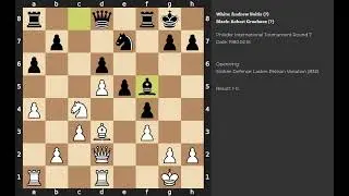 Andrew Soltis - Robert Gruchacz | Sicilian Defense: Lasker-Pelikan Variation | 1980