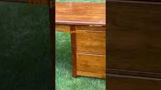 Transform Your Office with a Cherry Wood Pedestal Desk