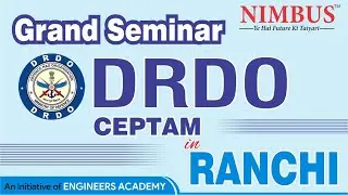 DRDO Vacancy 2022 | DRDO Grand Seminar | DRDO offline Seminar @ Ranchi #drdo2022