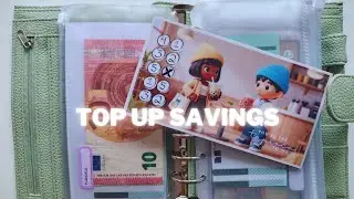 Top Up 🩷 savings challenges 🩷cash stuffing