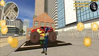 Black Spider Venom Stickman Rope Hero Vice Town