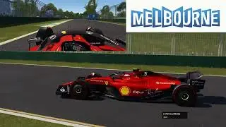 F1 2022 Melbourne hotlap Ferrari F1 75 1:17.529 Assetto Corsa