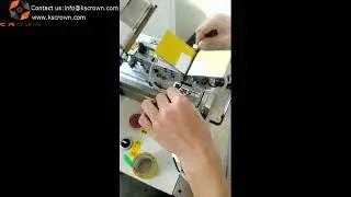 Wire and cable flag label application machine ZCUT-430 - Suzhou Crown