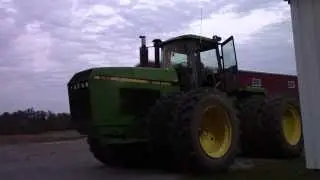 John Deere 8760 start up and Ripping