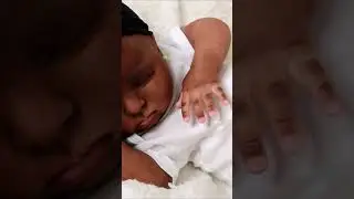 My silicone reborn baby girl has the breathing machine sound box #siliconebaby #siliconebabydoll