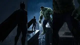 Hulk & Batman friendship ❤️🫂after fight scene  #hulk#batman#marvel#aihulk#30lakhchallenge#ytshorts