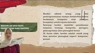 mata kuliah pik tentang keamanan komputer hacker dan cracker yang mengancam jaringan komputer 