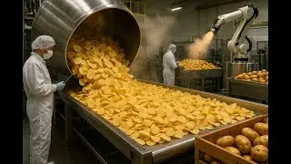 What's REALLY Going On Inside a MEGA Potato Chip Factory ? The SHOCKING Truth.!!