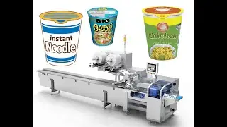 cup noodles flow wrapping machine