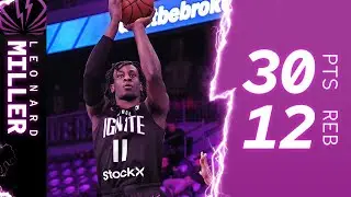 Leonard Miller Drops a Career-High 30 PTS & 12 REB vs. Go-Go