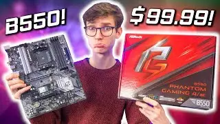 Стоит ли покупать самую дешёвую материнскую плату B550?! &mdash; Обзор Asrock Phantom 4 Gaming