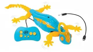 HEX Bots Wall Crawler Chameleon demo&ndash; Glow-in-The-Dark USB Charging#giftideasforkids#kidsgiftideas 
