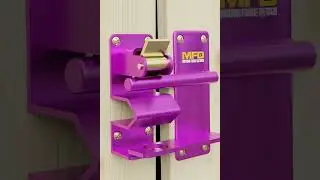 Simple automatic gate latch ideas locking mechanism #shorts #asmr #latch