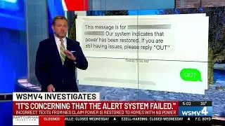Nashville Electric Service customers receive incorrect power restoration texts