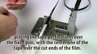 Fujica Splicer using presstapes - short instruction  (aternative for fuji splicing tape 100)