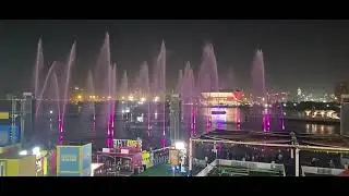 Dubai Festival City  Laser Show (water, fire ,lights  and laser show)