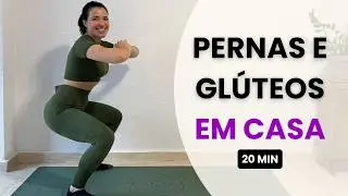 20 minutos Treino Potente para Pernas e Glúteos em Casa