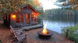 Golden Fireside Moments: Serene Piano and the Warmth of Autumn Flames