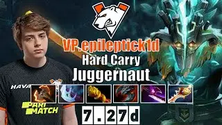 [COMEBACK] Juggernaut | VP.epileptick1d | Hard Carry Juggernaut | 7.27d Gameplay Highlights