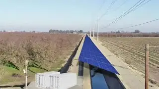 California Begins Covering Irrigation Canals With Solar Panels