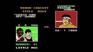 Punch-Out (NES) - Piston Honda 1 - High Score Run - 12500 Points