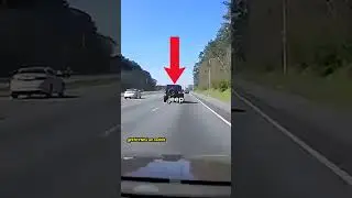 Jeep Has Road Rage But Gets Instant Karma