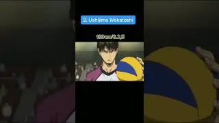 Top 5 best spiker ACES of haikyuu wait till end #anime #viral #youtube #youtubeshorts #haikyuu #amv