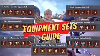 Seven Knights 2 : Main Equipment Sets + Every Hero  (Before February 2022 Update)