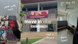 Видеоблог о переезде в общежитие 💼✨ | Собираю вещи + экскурсия по общежитию от капитана