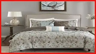 Great product -  Madison Park Quilt Set Traditional Damask Design, All Season, Lightweight Coverlet