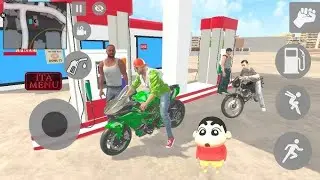 🥳 Franklin Opening New Petrol Pump 🤩😱 In Indian Theft Aura Simulator Gameplay 🔥
