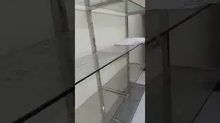Steel glass rack