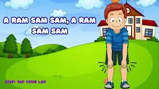 A RAM SAM SAM (WITH STEPS) #kidssongs #kids #nurseryrhymes #nursery  #educational #funsongsforkids