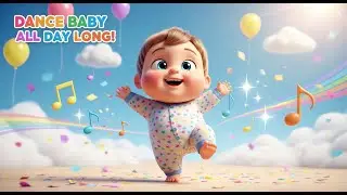 Dance Baby All Day Long | Fun Kids Song & Dance Video for Toddlers | 3D Animated Baby Dance