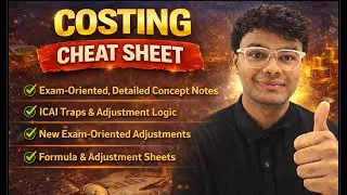 Most Important Topics and Questions Costing Jan26 
