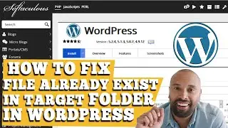 How to fix the &ldquo;File already exists in target folder&rdquo; error in WordPress? [STEP BY STEP]☑️