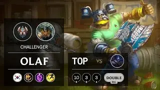 Olaf Top vs Jax - KR Challenger Patch 9.9